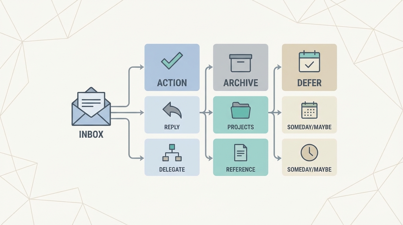 Email backlog triage system