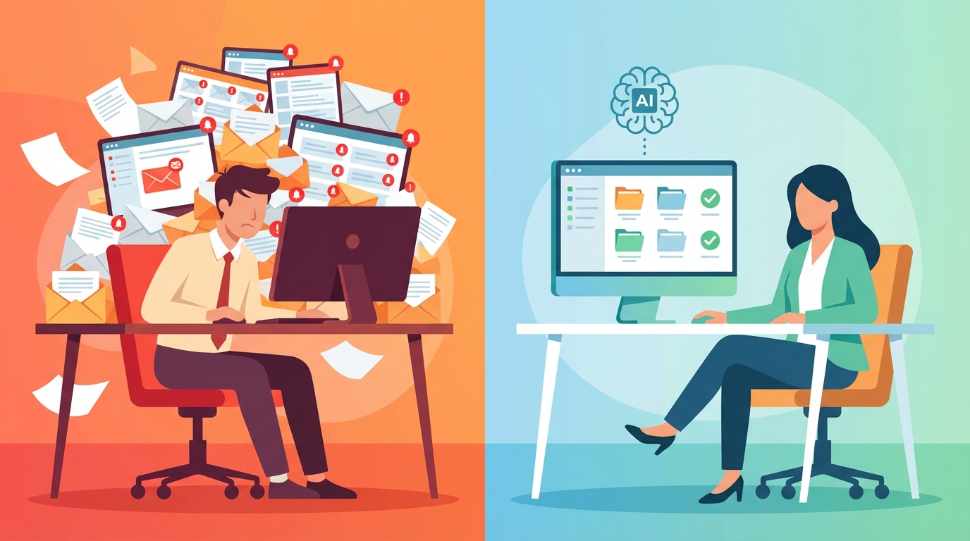 Inbox transformation - from overwhelmed to organized