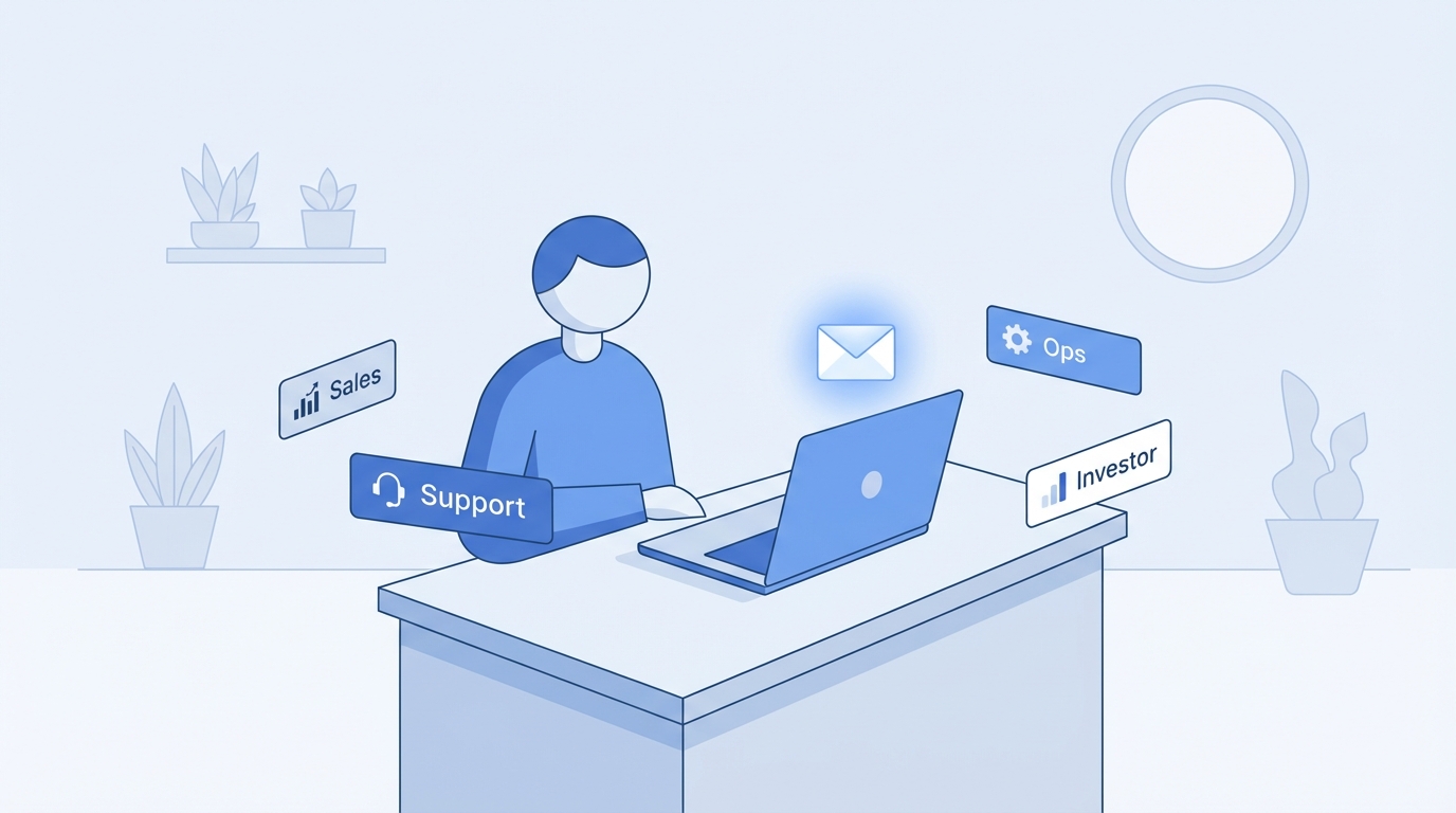 Solo founder email workflow